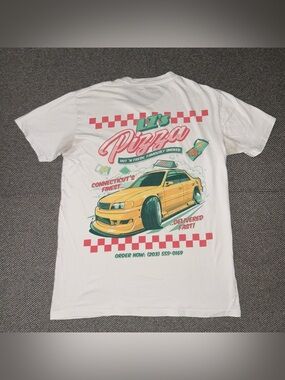 Rare Toyota Chaser Pizza Delivery JDM Car T Shirt size Medium